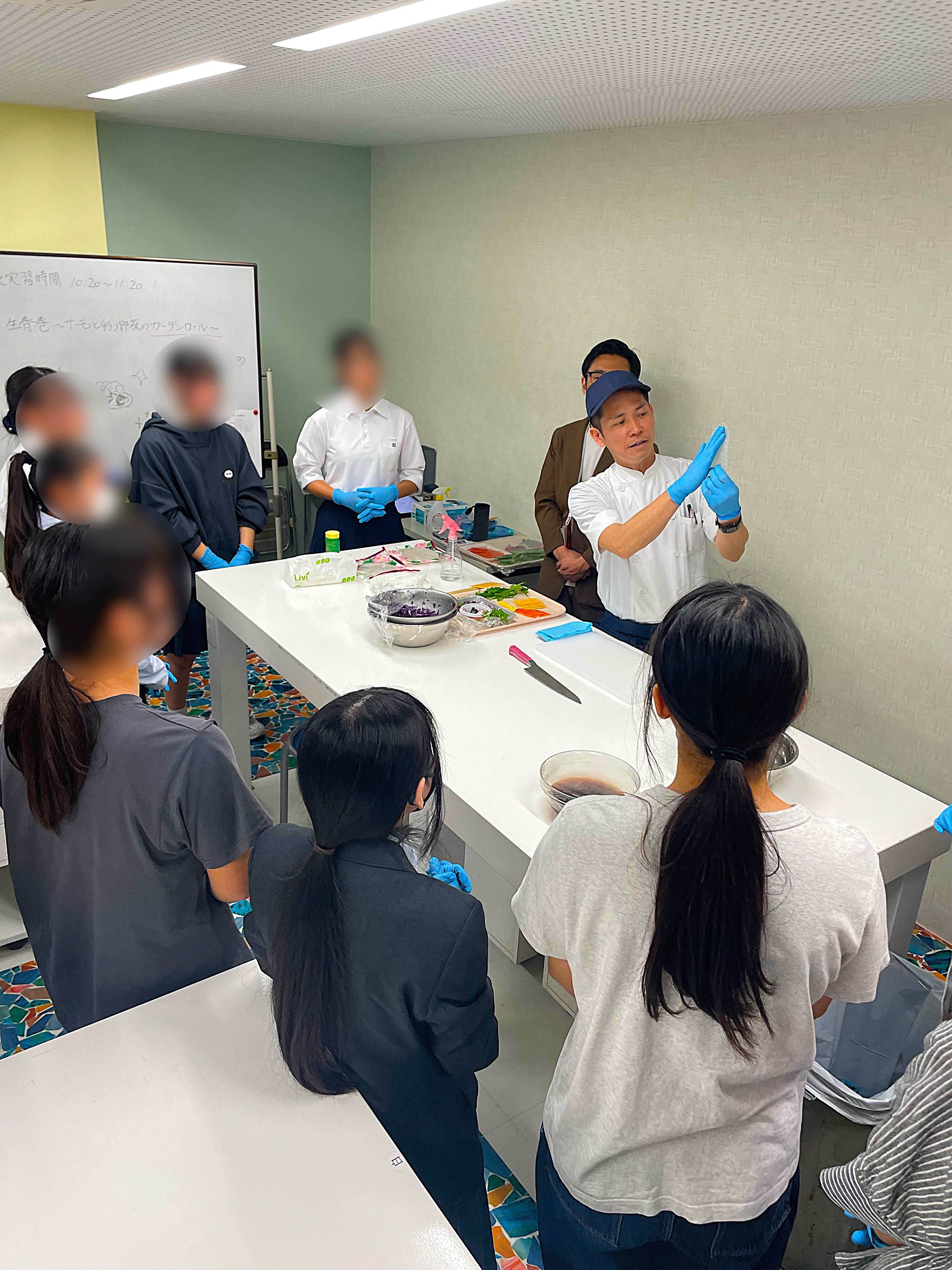 香ヶ丘リベルテ高等学校　オープンキャンパス　クッキング体験　クッキングエキスパートコース