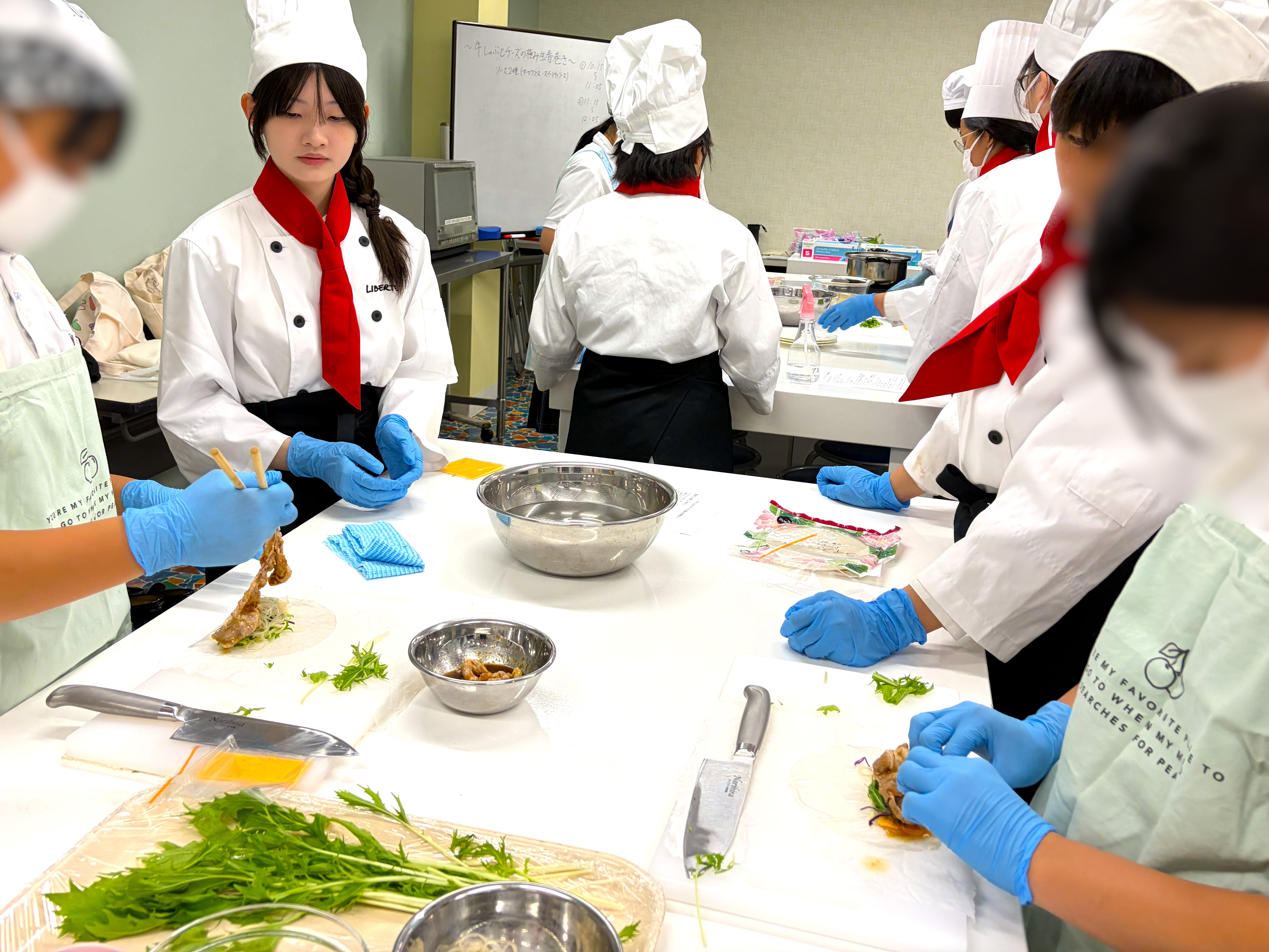 香ヶ丘リベルテ高等学校 クッキング体験
